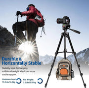 New 74" DSLR Camera Tripod