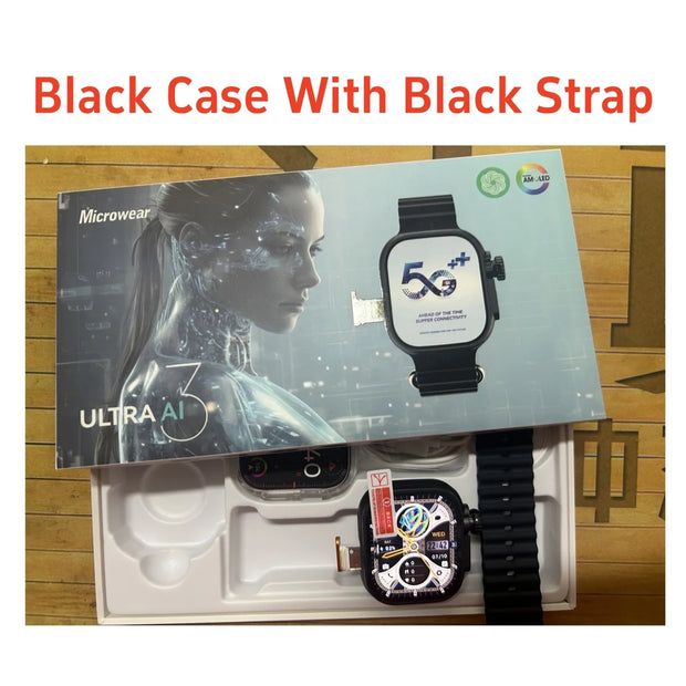 2025 Ultra Ai 3 4G Full Netcoms Smart Watch