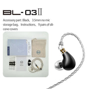 10mm Dual Chamber Dynamic Driver Earphone