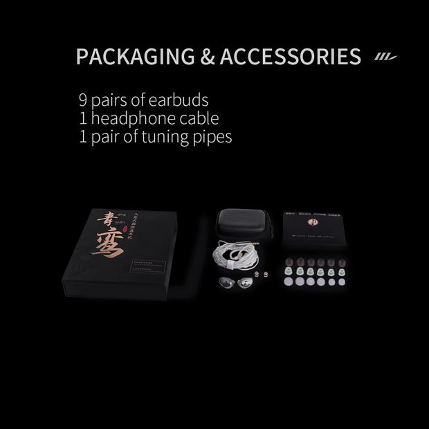 Zhulinniao Qingluan Z4 In-ear Metal Headphones