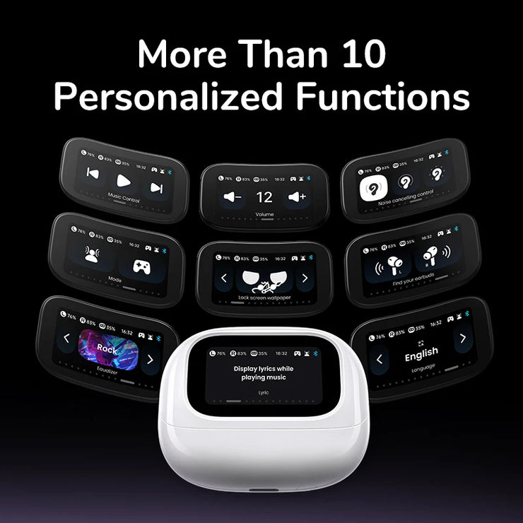 New Full Color Smart Screen Wireless TWS Bluetooth Earphones