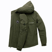 Men Outdoor Jacket New Spring Autumn Hooded Waterproof Casual Jacket Coat Men Tactics Military Jacket Men Plus Size M-8XL