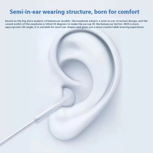 New Microphone In-Ear Usb C Headphone