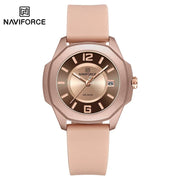 NAVIFORCE NF7107 Quartz Calendar Waterproof and Shockproof Watches for Women Clocks