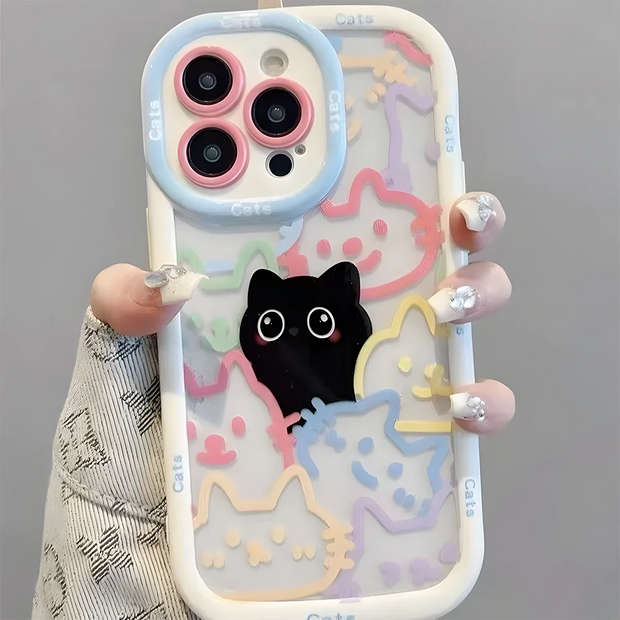New Cut Cat Aninal Phone Case