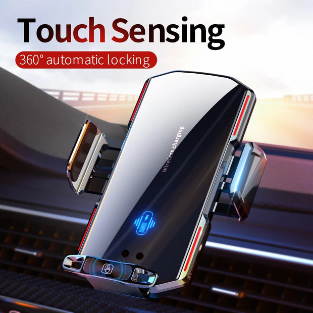 Magnetic Car Phone Holder 66W Wireless Fast Charger