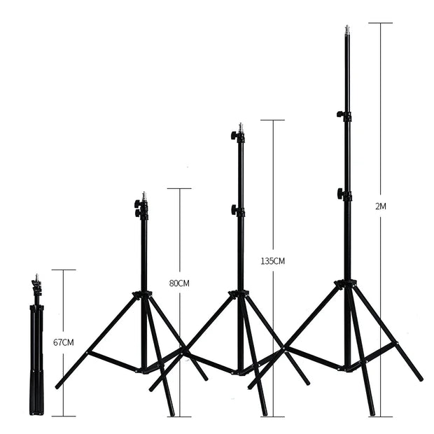 1/4 Screw Head Light Stand Tripod