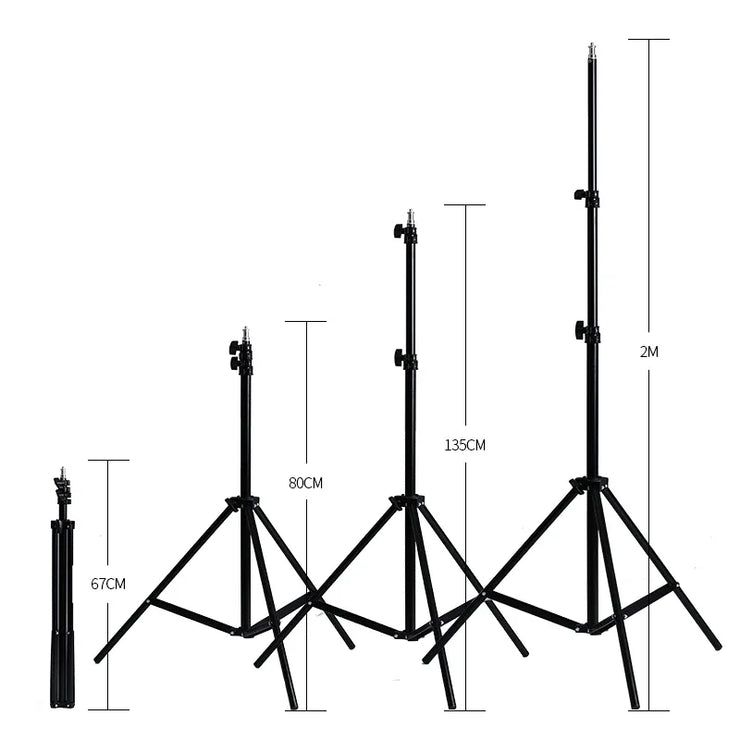 1/4 Screw Head Light Stand Tripod
