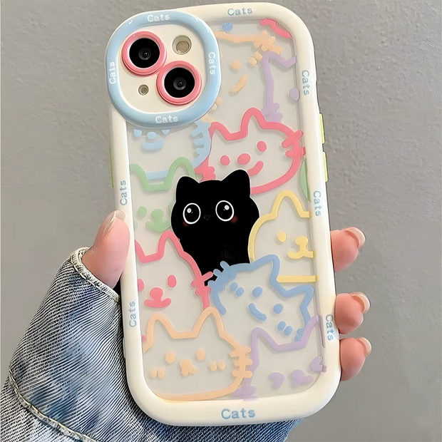New Cut Cat Aninal Phone Case