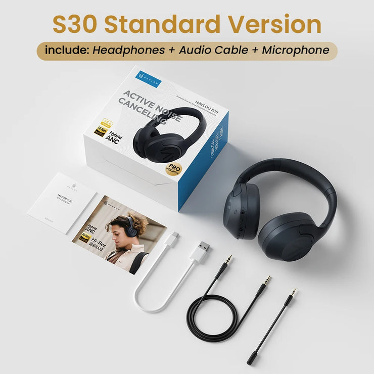 HAYLOU S30 Wireless Bluetooth 5.4 Headphones