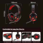 3.5MM Wired PC Bass Stereo Gamer Headset
