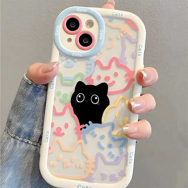 New Cut Cat Aninal Phone Case