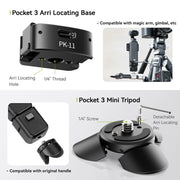 Ulanzi PK-08 Pocket 3 Mini Tripod