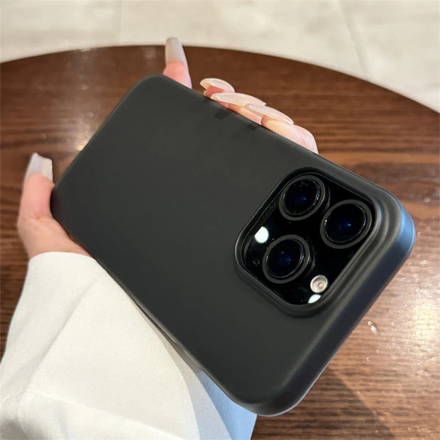 New Soft Matte Candy Transparent Phone Case
