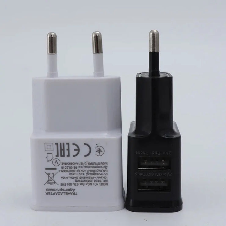 5V Portable Dual USB Power Adapter