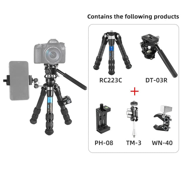 New Mini Carbon Fiber Tripod