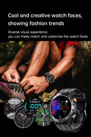 Men Rugged Outdoor Sport Bluetooth Smartwatch