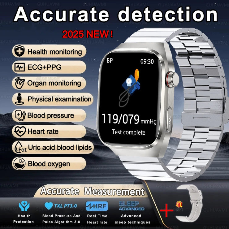 2025 New Uric Acid Blood Fat Smart Watch
