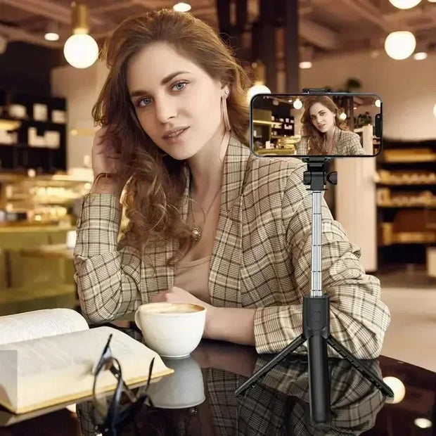 360 Rotation Selfie Stick Tripod
