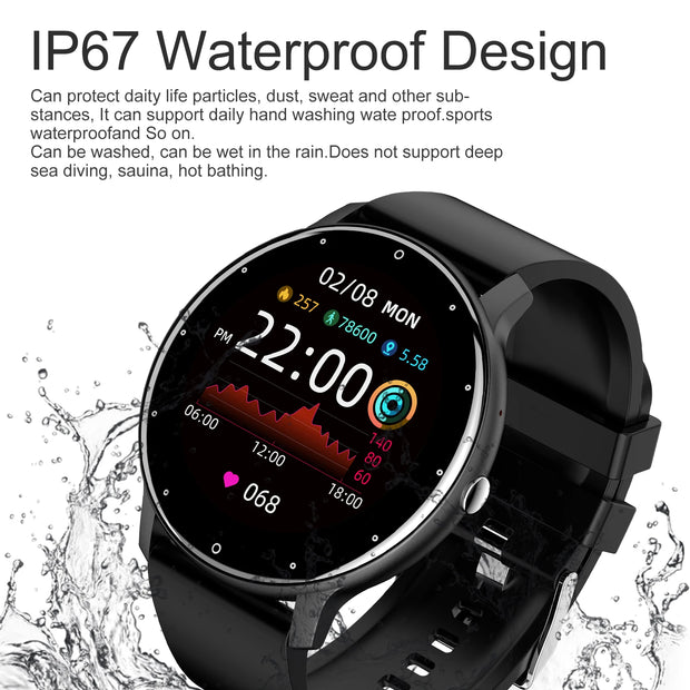 New Full Touch Screen Sport Fitness Watches