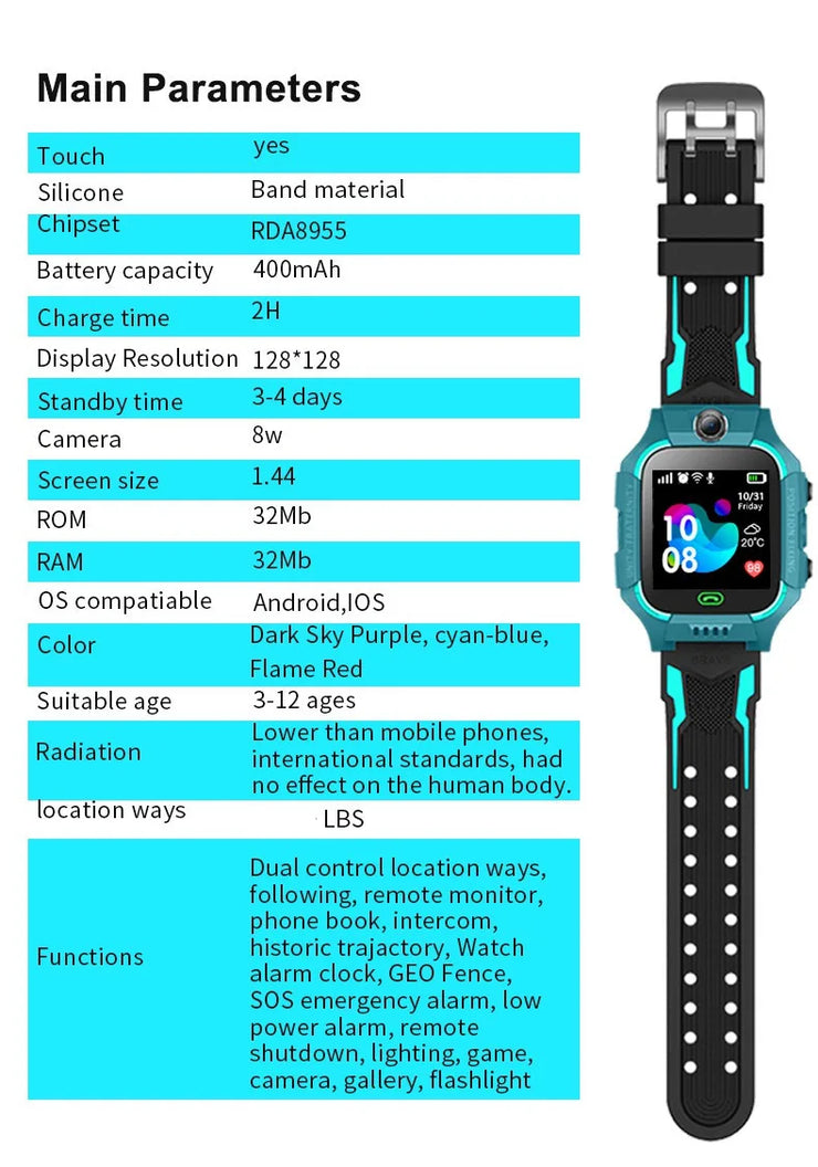 Q19B Children Smart Watch