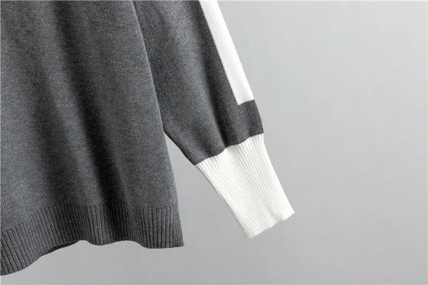 Winter Women Knitted 2 Pieces Set Muslim Casual Thicken Pullover Sweater +Knitted Pant 2PCS Suits Outfit Sport Warm Set 2024