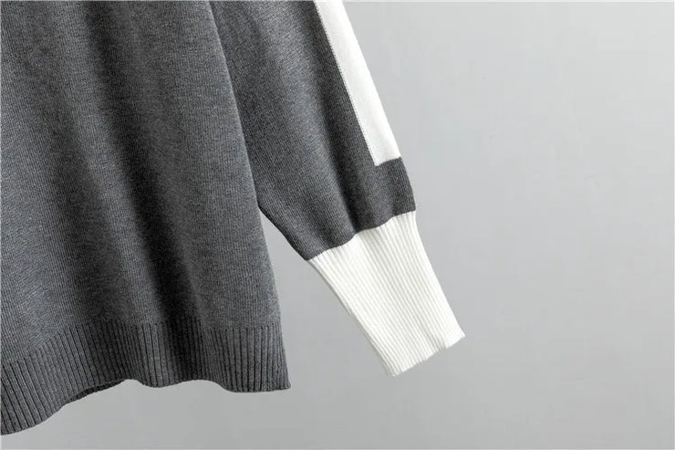 Winter Women Knitted 2 Pieces Set Muslim Casual Thicken Pullover Sweater +Knitted Pant 2PCS Suits Outfit Sport Warm Set 2024