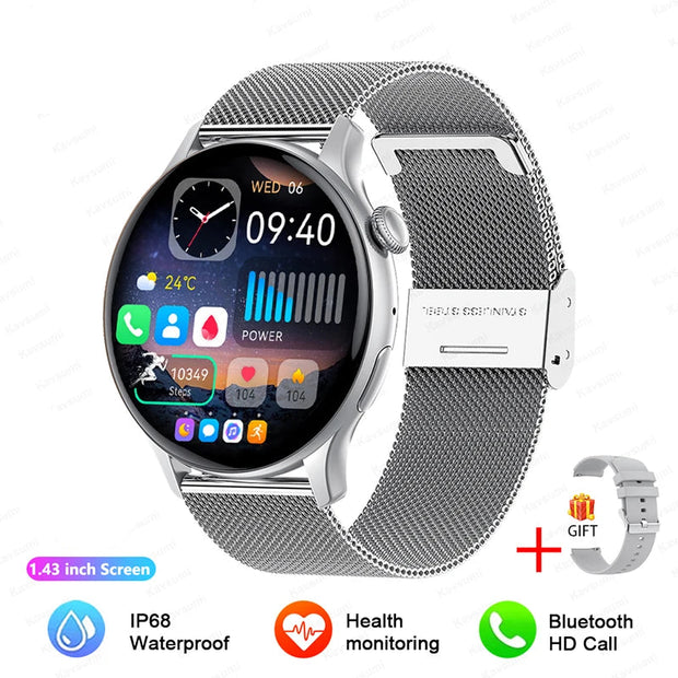Women 466*466 Screen GPS Track Sport Watches
