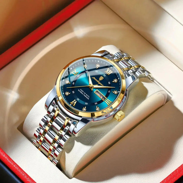 Men Quartz Stainless Steel Sports Watches