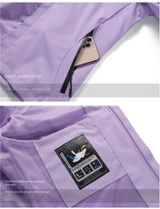 Men Outdoor Windproof Waterproof Spring Autumn Thin Coat Trendy Couple Single Layer Mountain Climbing Clothes Women