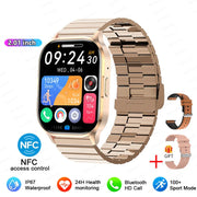 Women AMOLED Screen Bluetooth Call  NFC Sport Watch