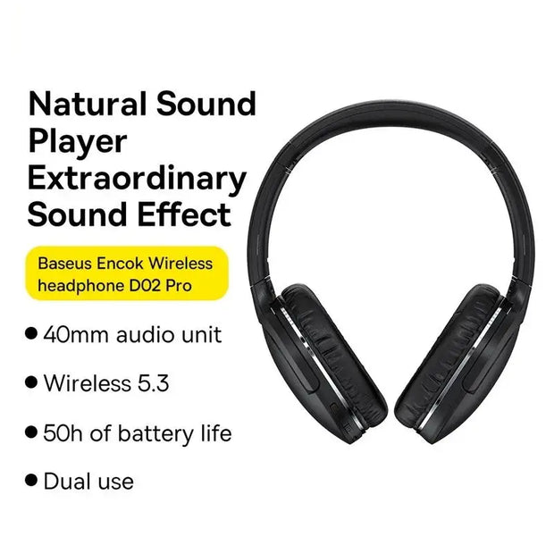 Baseus D02 Pro Wireless Headphones