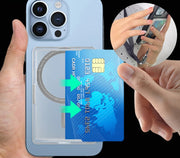 New Transparent Magnetic Wallet Case