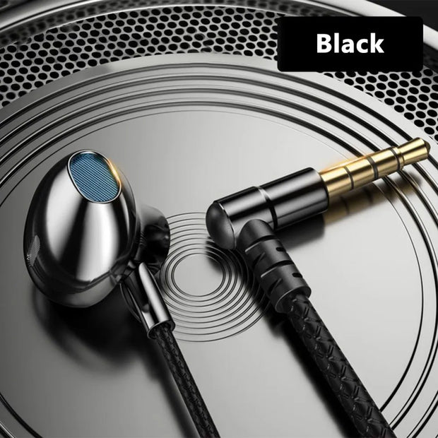 3.5mm/Type-C 90 Degree Elbow Plug Headphones