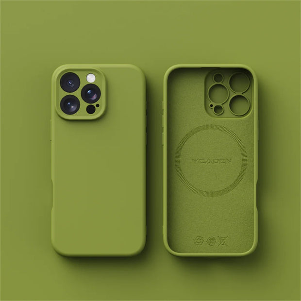 New Luxury Liquid Silicone Magsafe Phone Case