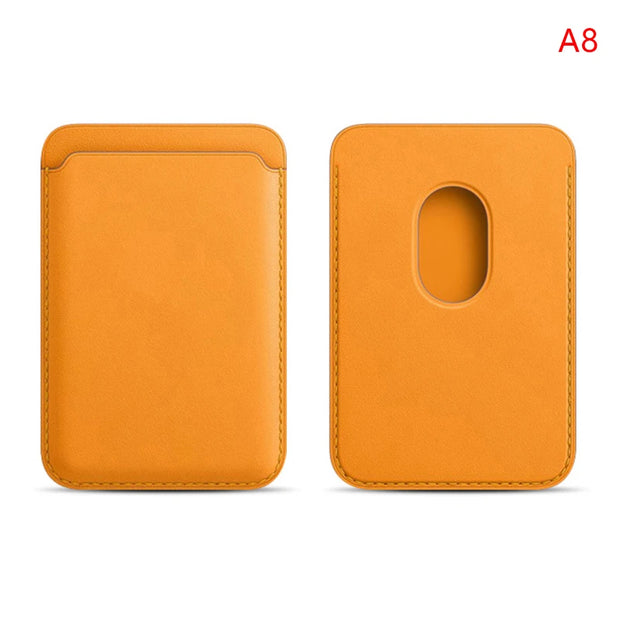 New Magnetic Leather Wallet Case
