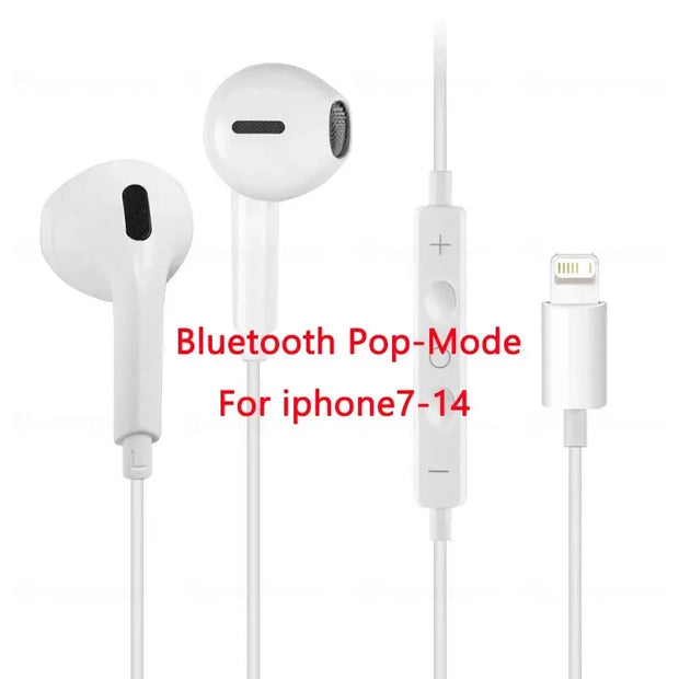 Apple iPhone 16 15 Pro Max 14 13 12 11 USB-C Lightning 3.5mm Wired Earphones