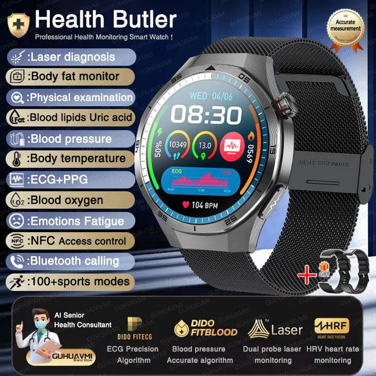 New Health Non Invasive AI Diagnostic Smart Watch