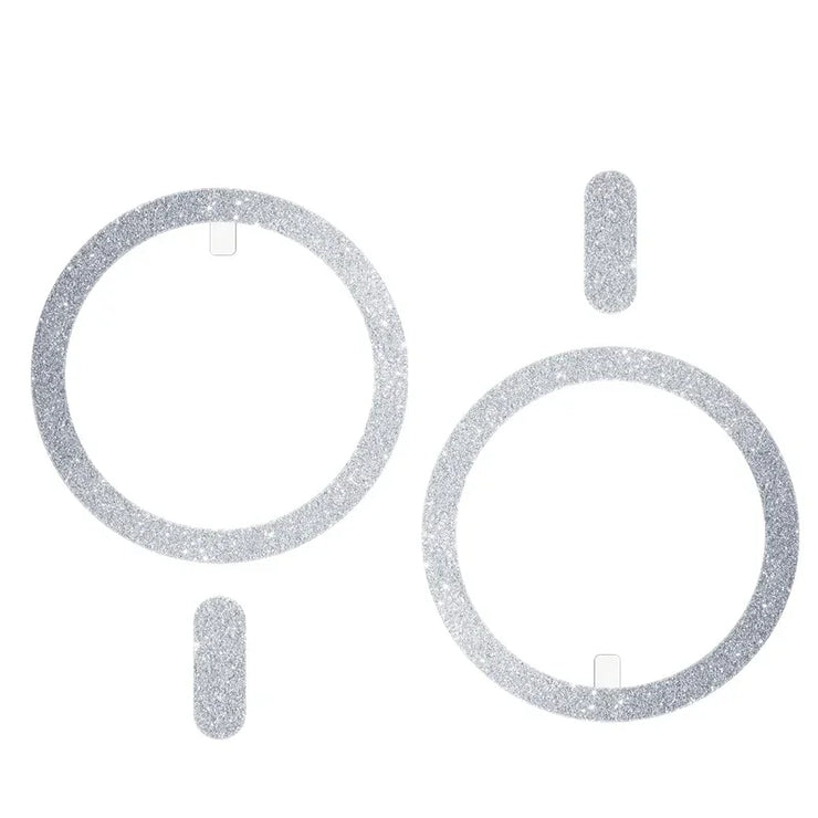 2pcs Ultra-thin Shiny Magnetic Plate