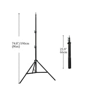 1/4 Screw Head Light Stand Tripod