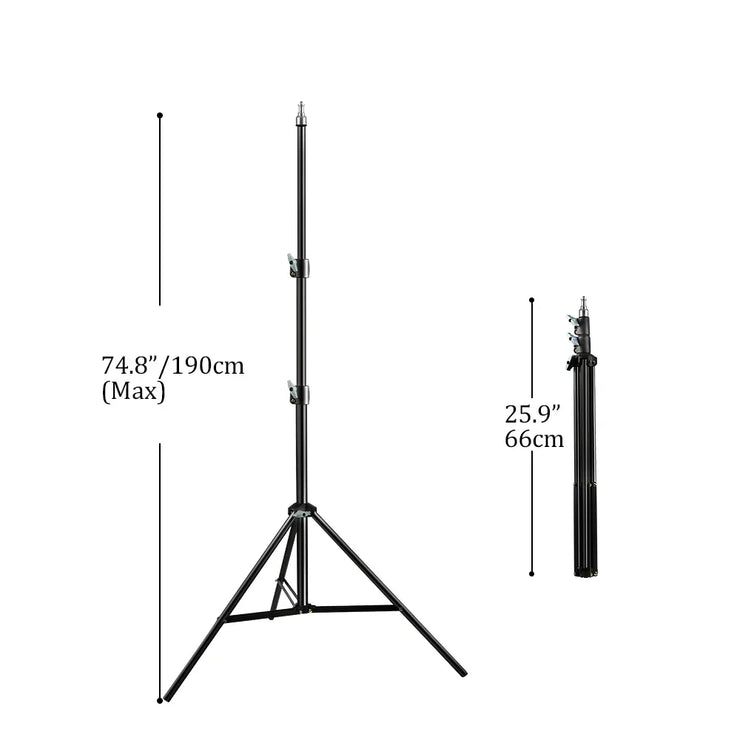 1/4 Screw Head Light Stand Tripod