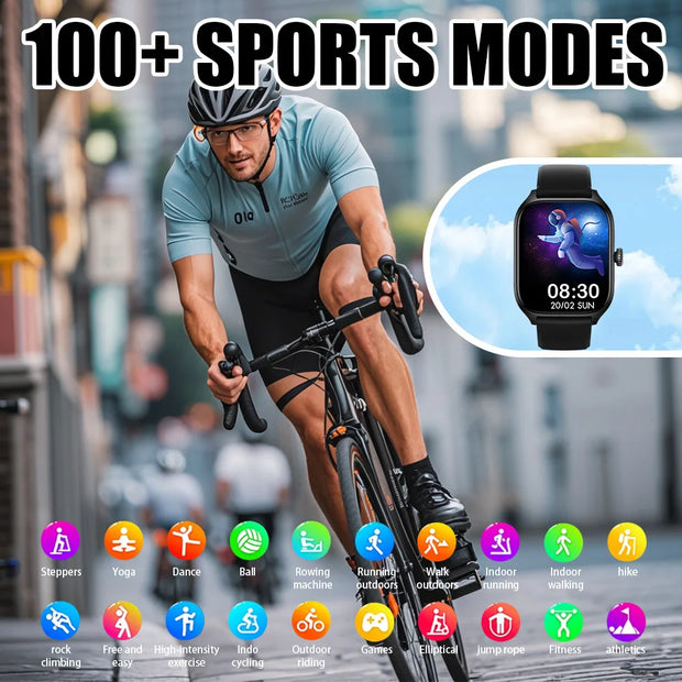LAXASFIT 2025 New Men's Smart Watch