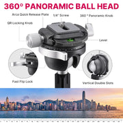 New Professional Lightweight Photography Travel Tripod