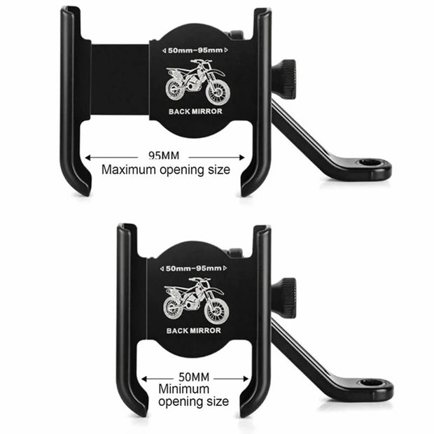 Aluminum Alloy Motorcycle Bike Phone Holder