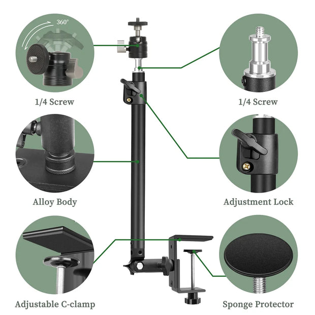 New C Stand Tripod Standing Desk Monitor