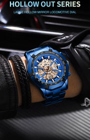 BINBONG Business Men's Watches Waterproof Calendar Luminous Fashion Quartz Watch For Man Stainless Steel Male Clock Reloj Hombre