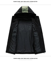 Men Jacket Hoodie Loose Outerwear Hiking Sportswear Mens Casual Breathable Jackets Male Windbreaker Plus Size L-9XL Men Clothing