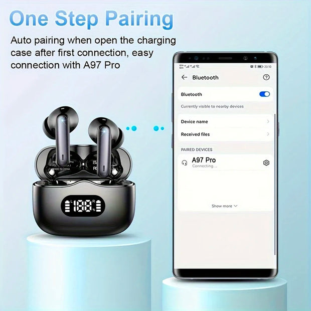 New Noise Cancelling Bluetooth 5.3 Headphone