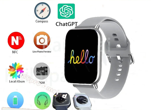 New NFC Compass Deepseek Smartwatch