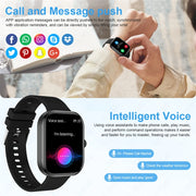 Men Full Touch Screen Bluetooth Call Waterproof Watches